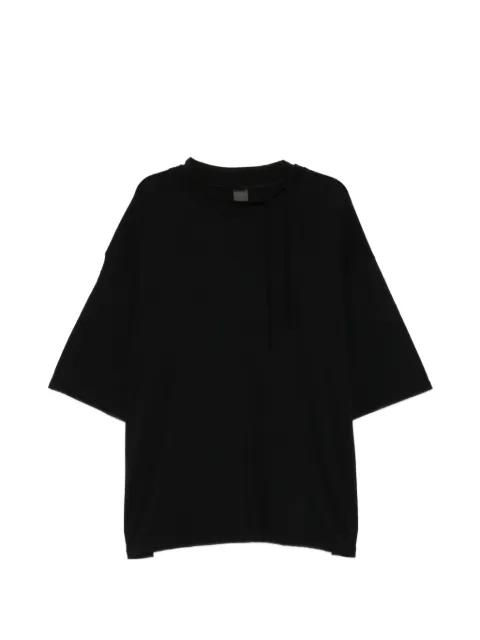 double neck T-shirt by THE VIRIDI-ANNE