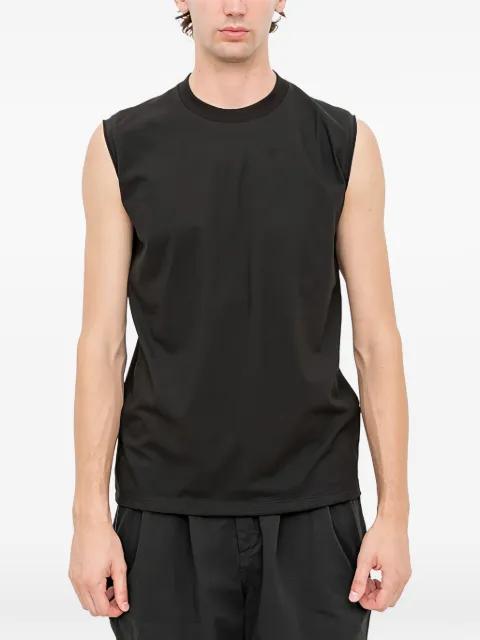 logo-embroidered tank by THE VIRIDI-ANNE