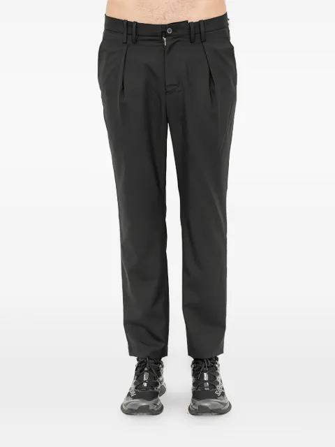 pleated tapered trousers by THE VIRIDI-ANNE