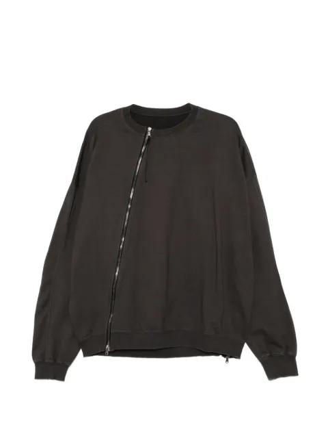 sweat zip-up cardigan by THE VIRIDI-ANNE