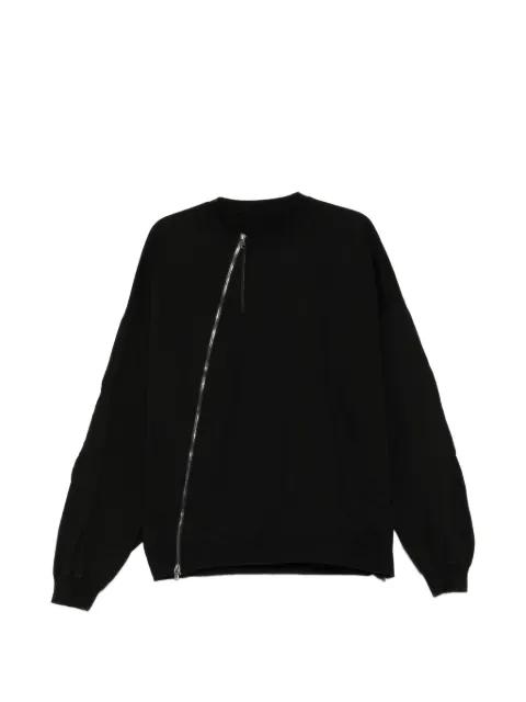sweat zip-up cardigan by THE VIRIDI-ANNE