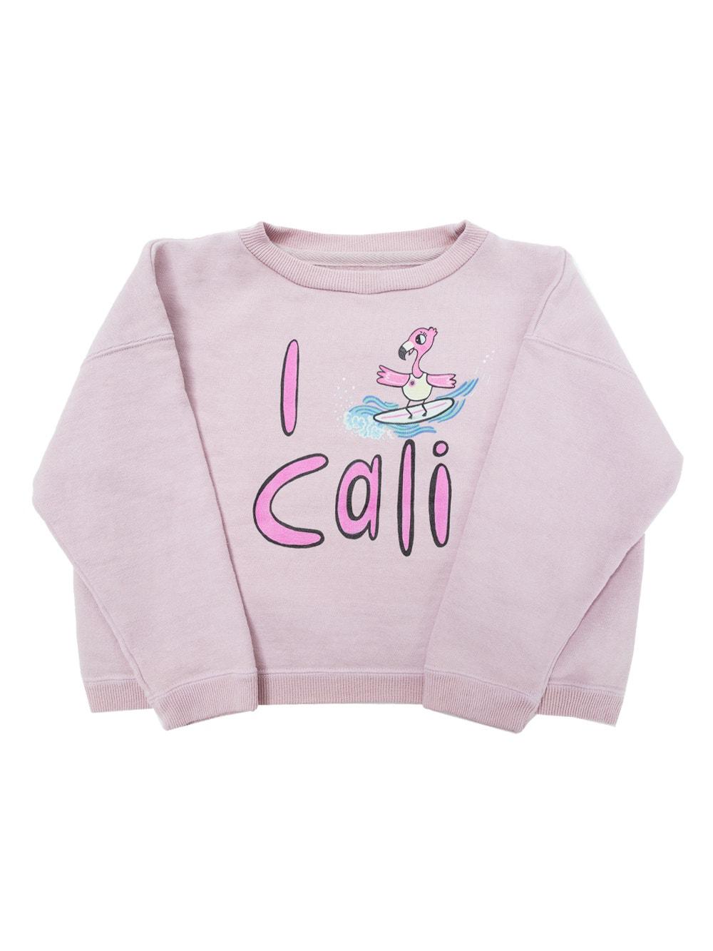 I Love Cali Sweatshirt Pink  | The Webster by THE WEBSTER KIDS