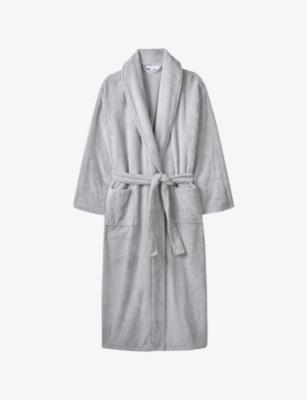 Classic Unisex Organic Cotton Towelling Robe by THE WHITE COMPANY