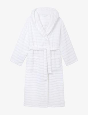 Hooded Fluffy Cotton Robe by THE WHITE COMPANY