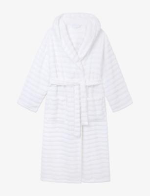 Hooded Fluffy Cotton Robe by THE WHITE COMPANY