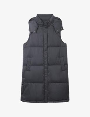 Hooded Padded Shell-Down Gilet by THE WHITE COMPANY