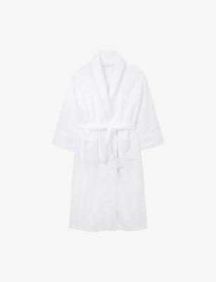 Hooded Self-Tie Cotton Robe by THE WHITE COMPANY