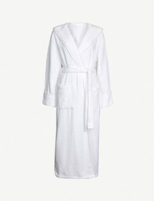 Hooded hydrocotton robe by THE WHITE COMPANY