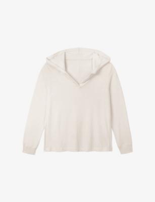 Lightweight Cotton Slub Hoody by THE WHITE COMPANY