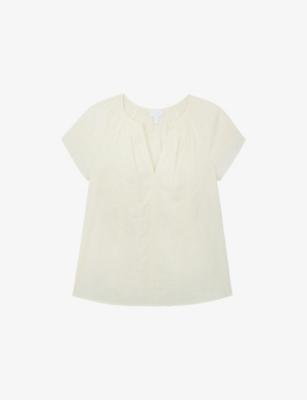 Medina Relaxed-Fit Cotton-Gauze Blouse by THE WHITE COMPANY