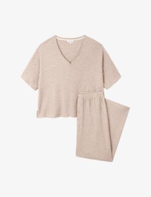Relaxed-Fit Waffle-Texture Cotton Pyjamas by THE WHITE COMPANY