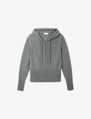 Relaxed-Fit Zip-Through Cotton-Blend Hoody by THE WHITE COMPANY