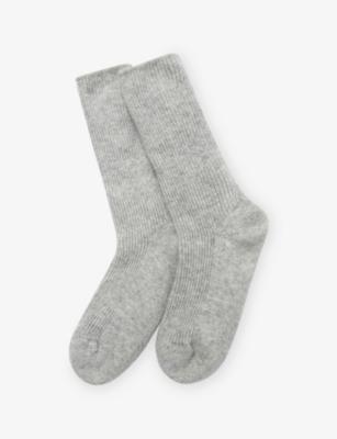 Ribbed Cashmere Bed Socks by THE WHITE COMPANY