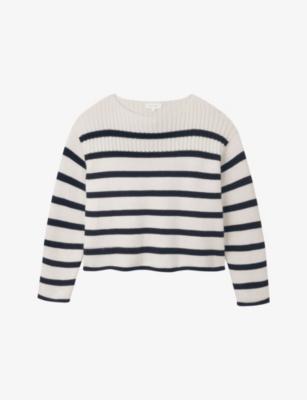 Striped Knitted Wool-Blend Jumper by THE WHITE COMPANY