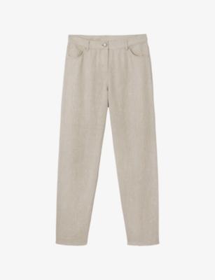 Tapered Brompton Linen Trousers by THE WHITE COMPANY