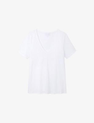 The Perfect V-Neck Cotton-Jersey T-Shirt by THE WHITE COMPANY