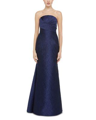 Harlow Strapless Gown by THEIA