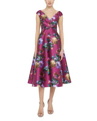Kadence V Neck Dress by THEIA