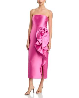Marla Sculptural Drape Dress by THEIA