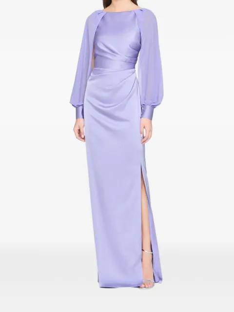 draped column dress by THEIA