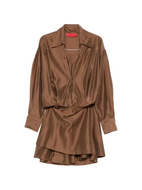 Denise button mini dress by THELATEST