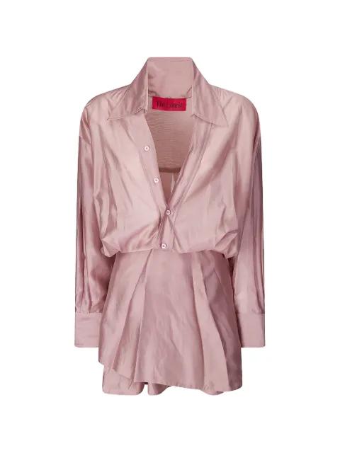 Denise button-up mini dress by THELATEST