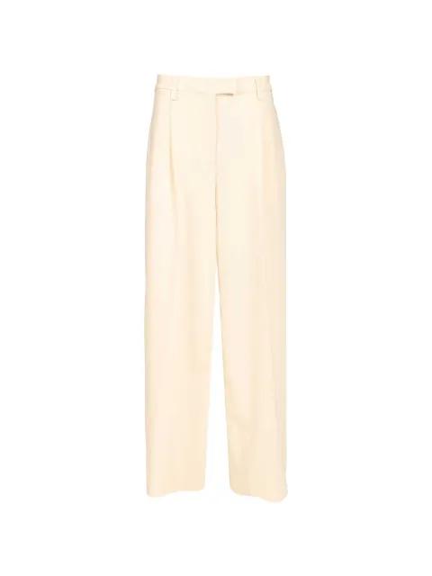 Deva wide leg pleated palazzo pants by THELATEST