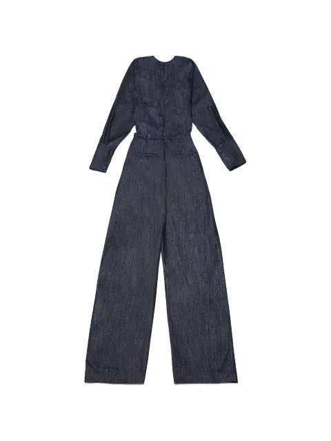Drew V-neck wide-leg jumpsuit by THELATEST