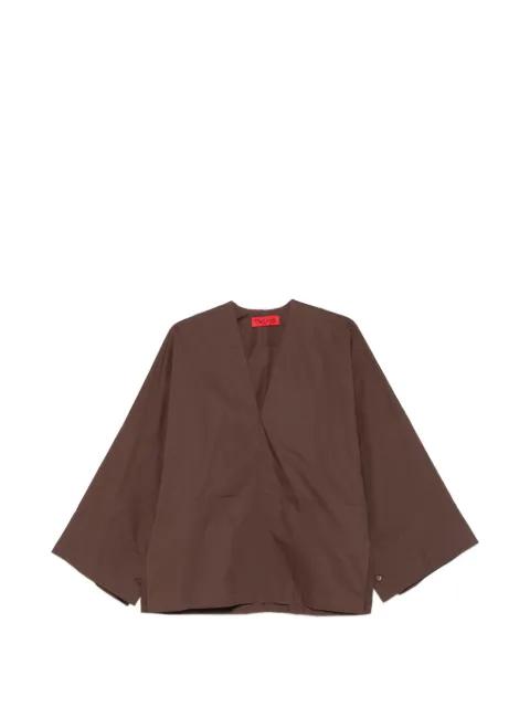 V-neck long-sleeved top by THELATEST