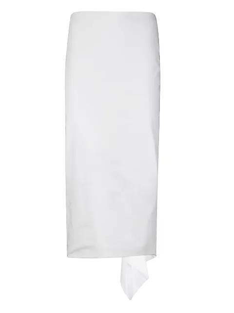 asymmetric midi skirt by THELATEST