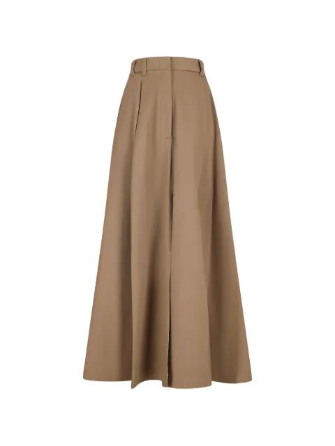 belt-loop maxi skirt by THELATEST