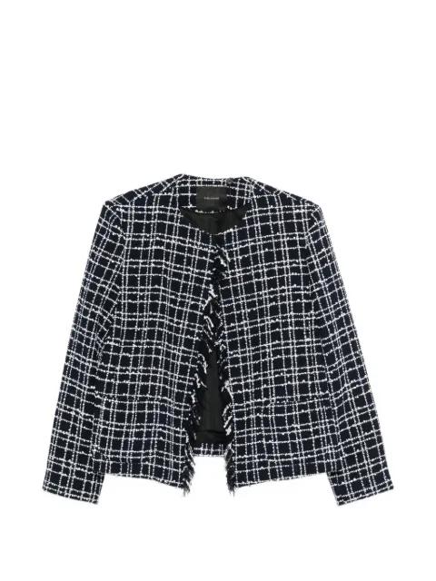fringed tweed jacket by THELAURENT