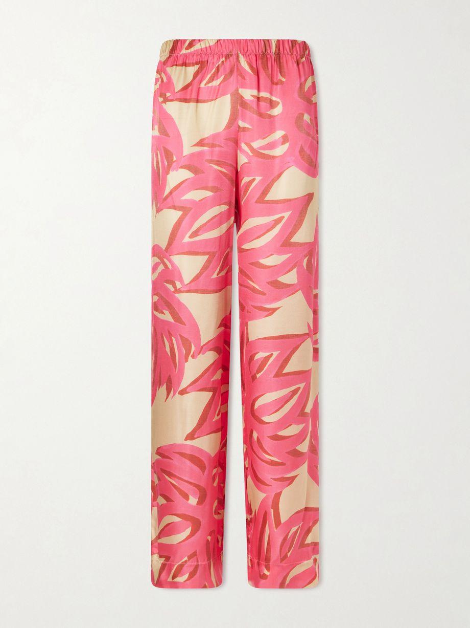 Ismene wide-leg silk-blend pants by THEMIS Z