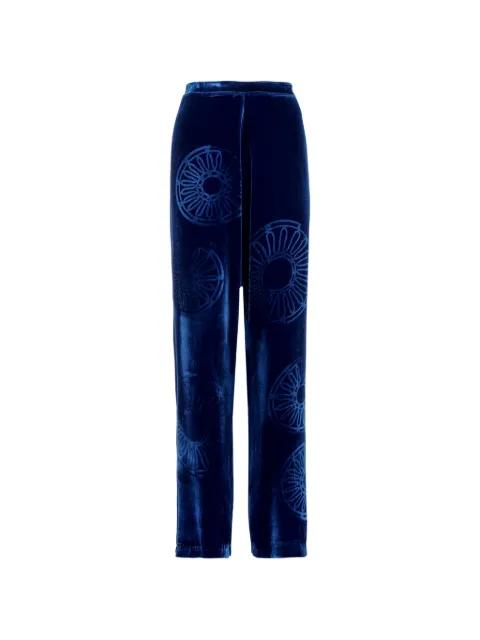 Kyma  embossed trousers by THEMIS Z