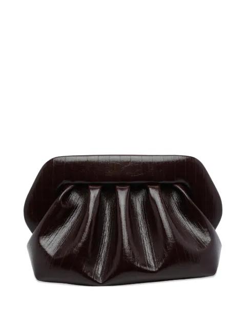 Bios gathered-effect clutch bag by THEMOIRE
