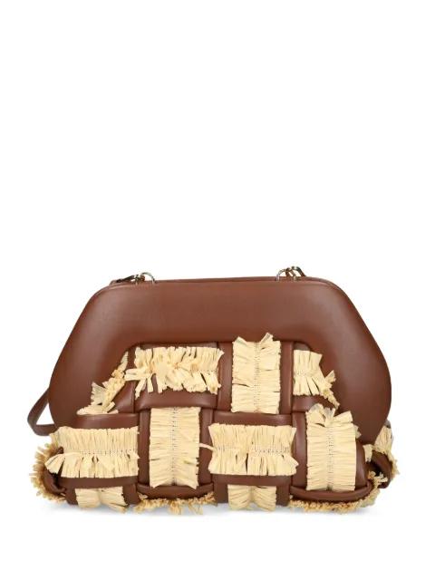 raffia satchel crossbody bag by THEMOIRE