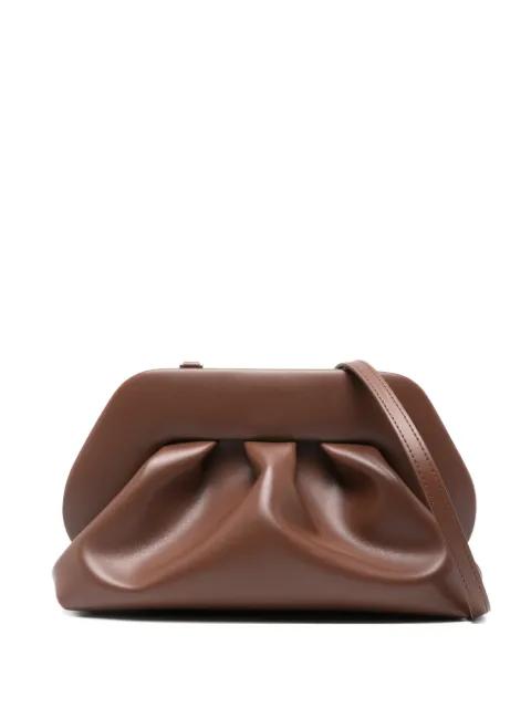 ruched handle clutch bag by THEMOIRE