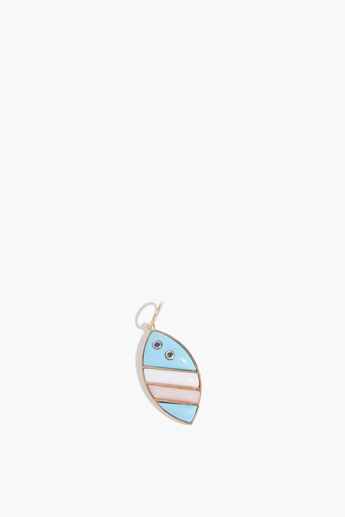 Surfboard Pendant in Turquoise by THEODOSIA