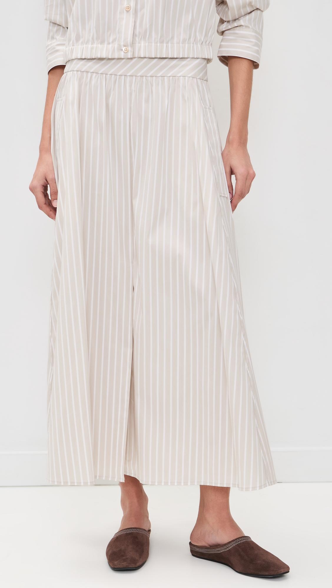 A-Line Stripe Skirt by THEORY