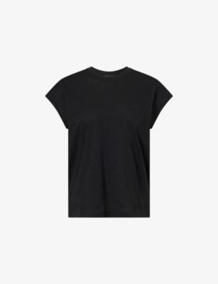 Bind Boxy-Fit Cotton Top by THEORY