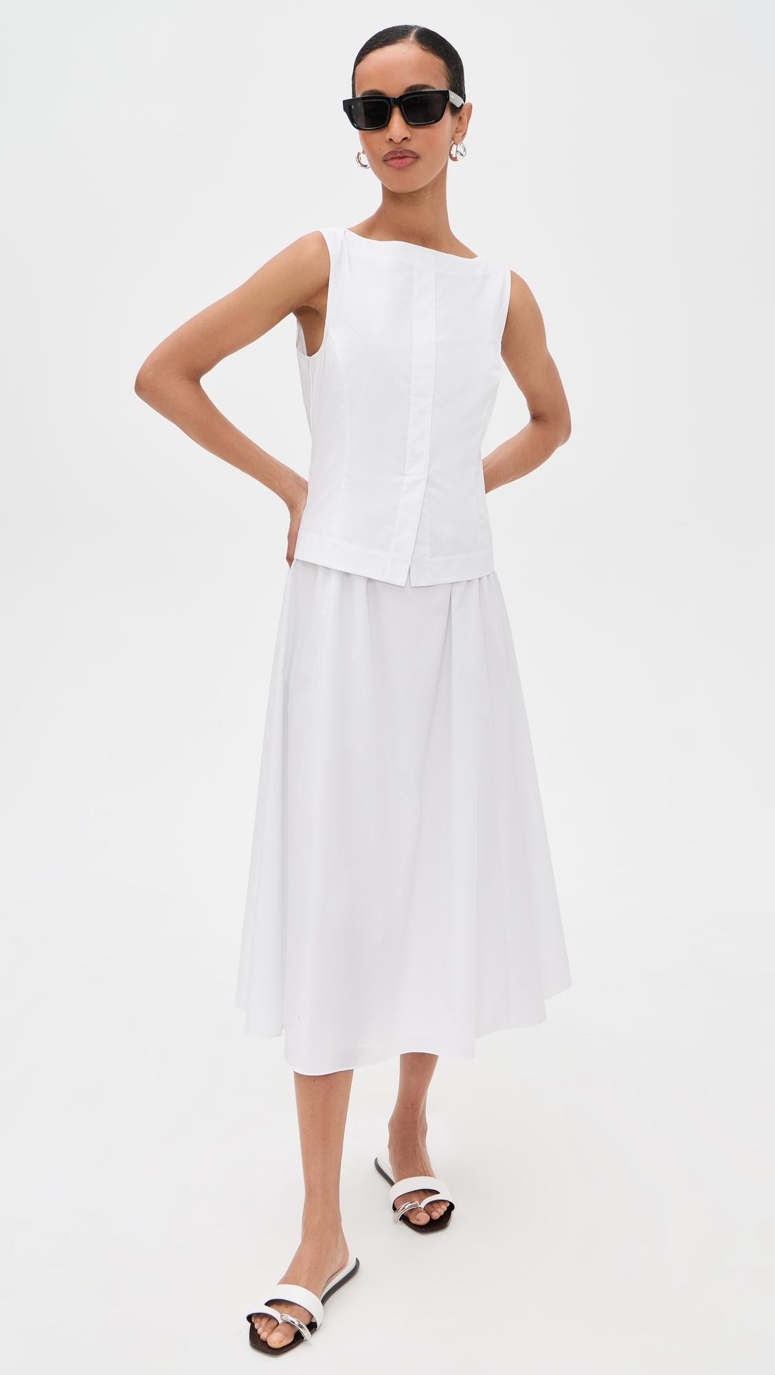 Boat Neck Set Dress by THEORY