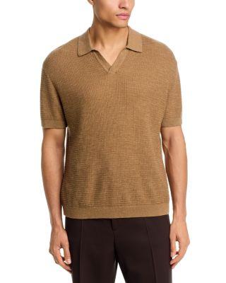 Brenan Polo in Neo Pacific Linen by THEORY