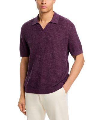 Brenan Polo in Neo Pacific Linen by THEORY