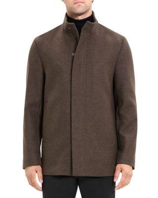 Clarence Wool Melton Coat by THEORY
