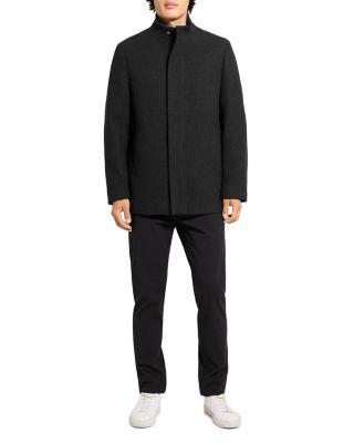 Clarence Wool Melton Coat by THEORY