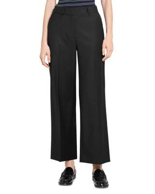 Classic Wool Wide Leg Pants by THEORY