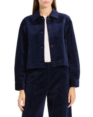 Corduroy Shirt Jacket by THEORY