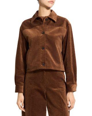Corduroy Shirt Jacket by THEORY