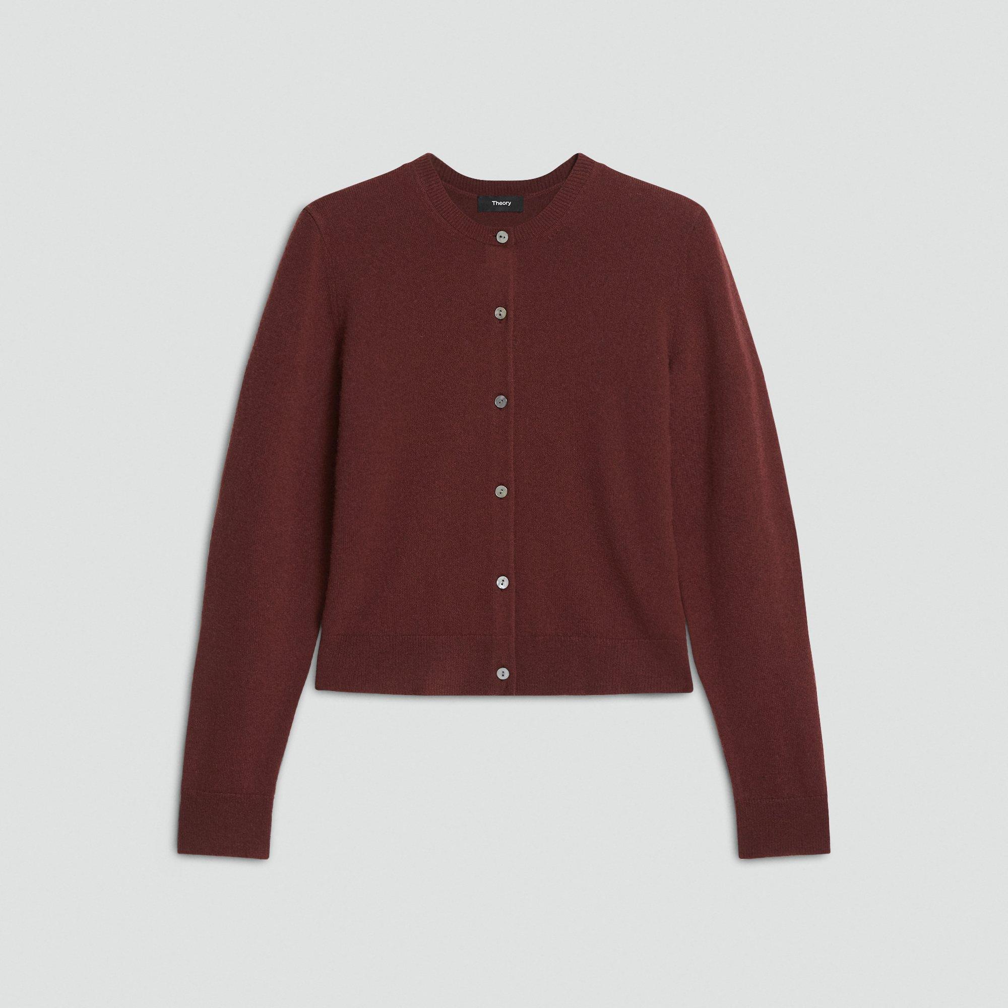 Crewneck Cardigan in Cashmere by THEORY