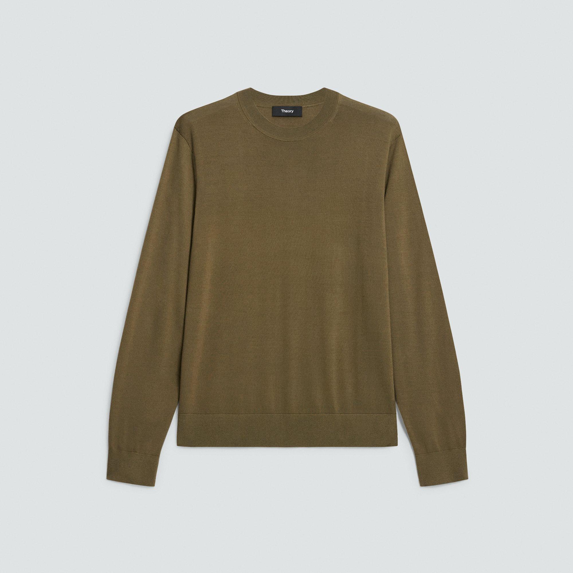 Crewneck Sweater in Regal Wool by THEORY